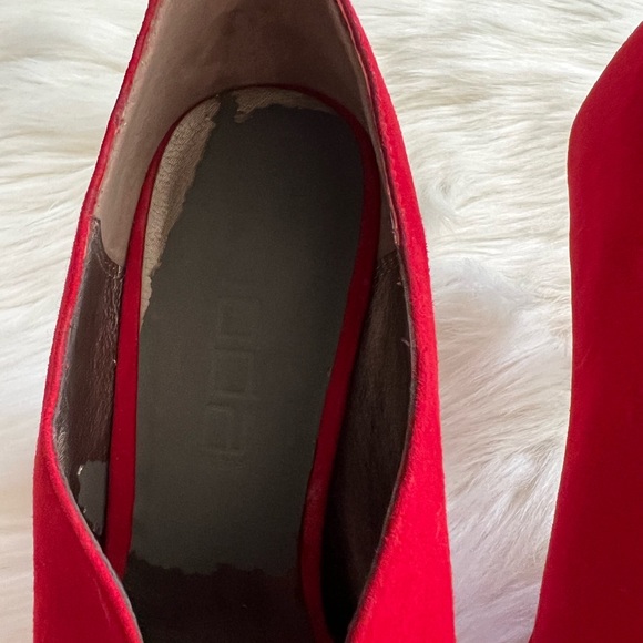 Red  open toe heel - Picture 8 of 8